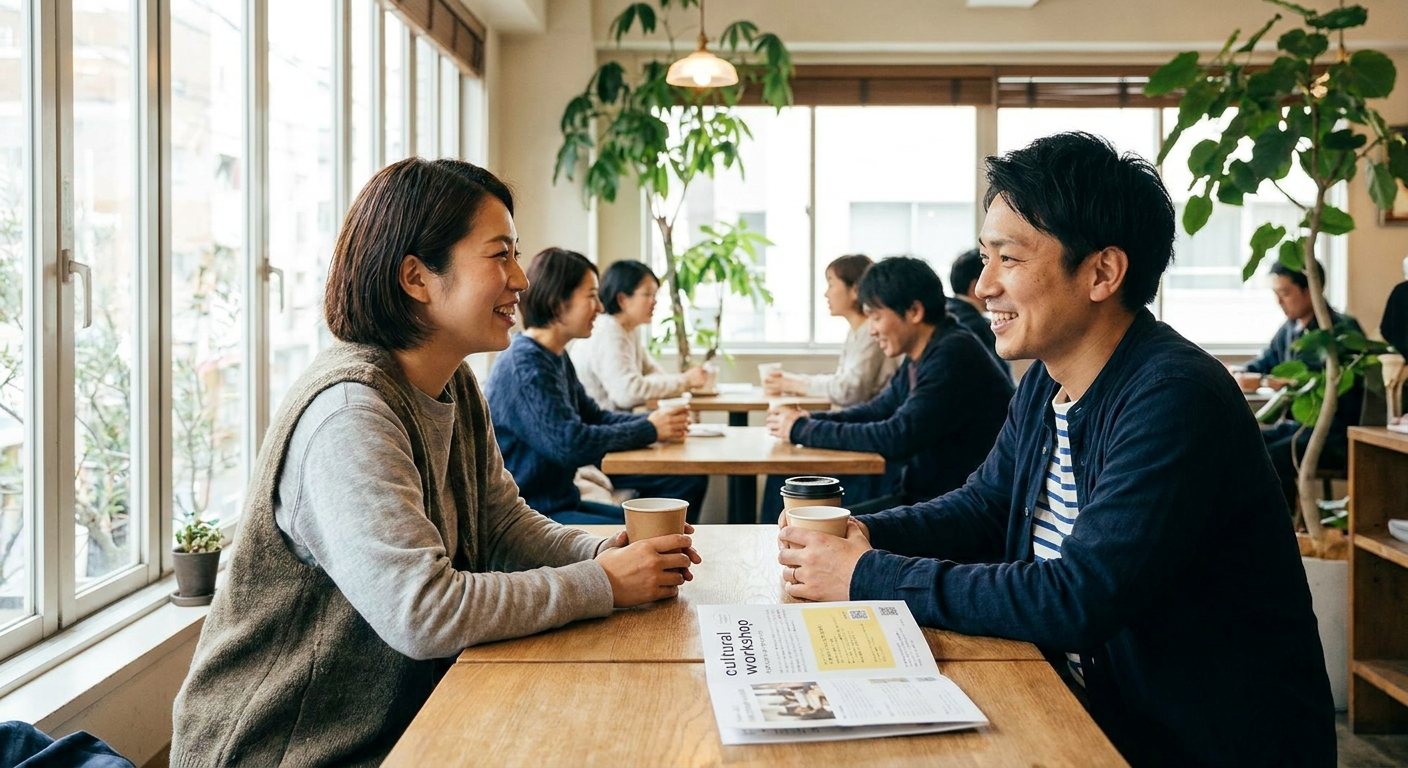 カルチャースクール・市民講座で自然に出会うコツ|30代からの落ち着いた関係づくり