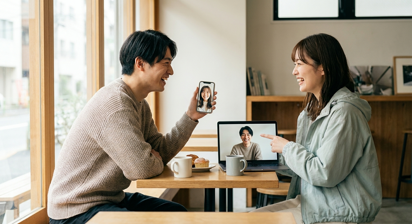 ビデオ通話デートを成功させるコツ|会う前に安心感を深める準備術