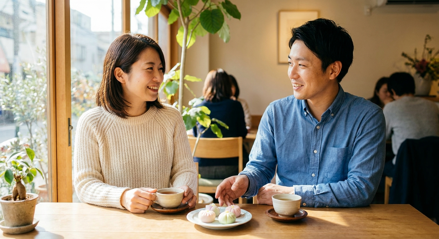 和菓子作り体験で自然に出会うコツ|30代からの穏やかな交流術