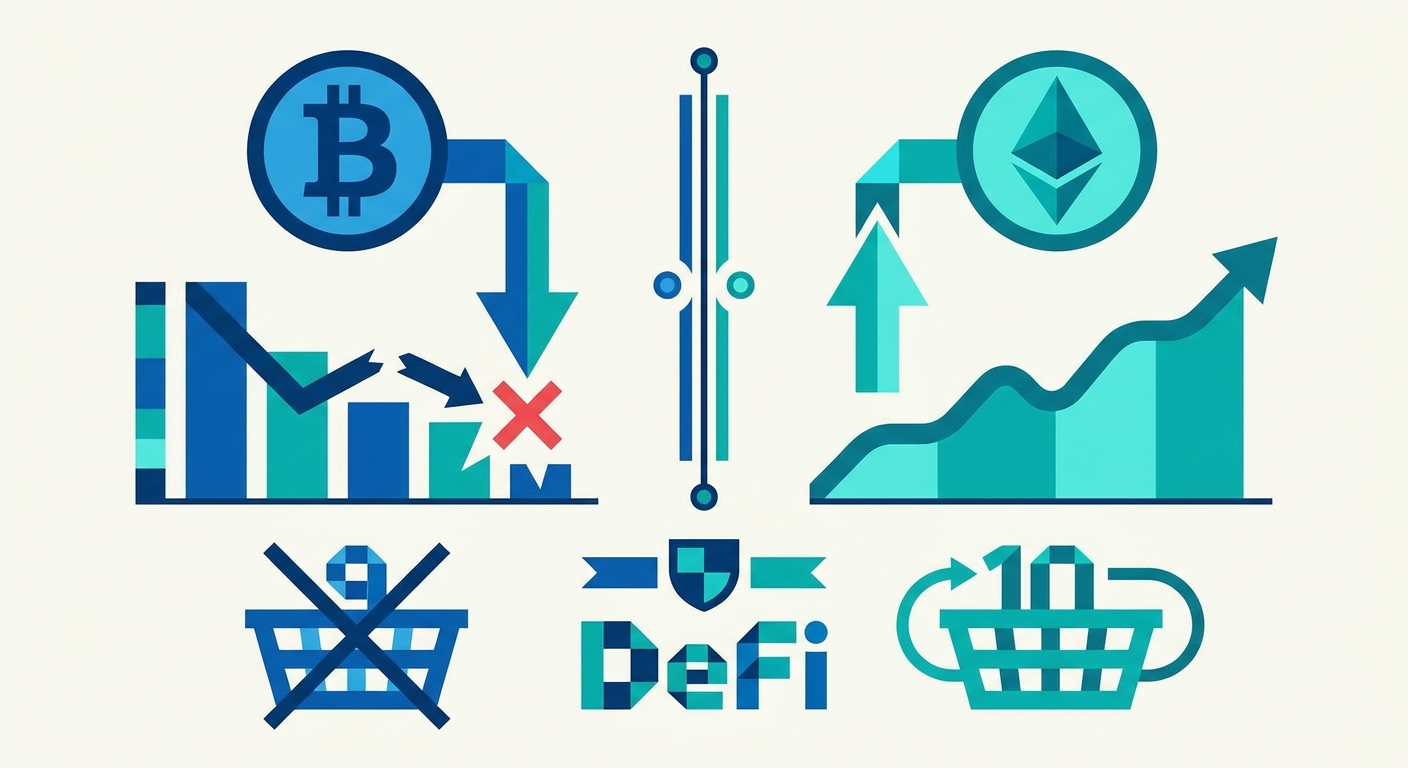米ビットコインETF流入9日で途切れる、ETHは10日連続流入