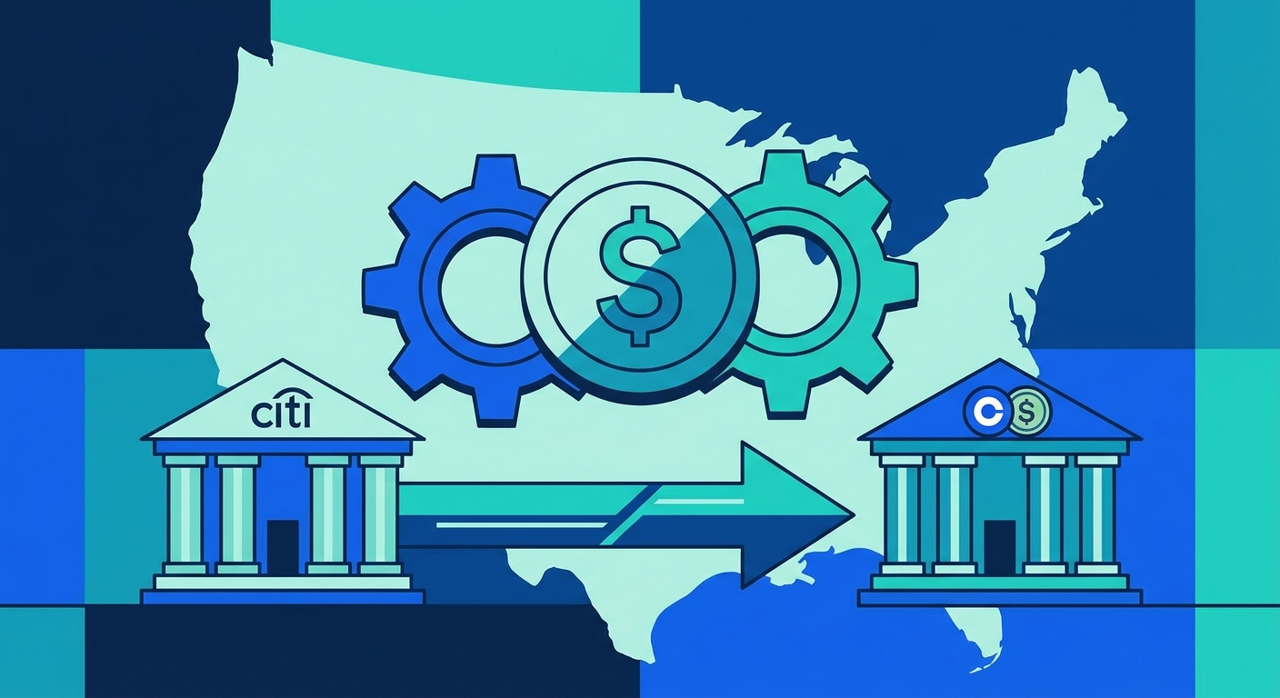 CitiとCoinbase、企業向けステーブルコイン決済を米国で開始