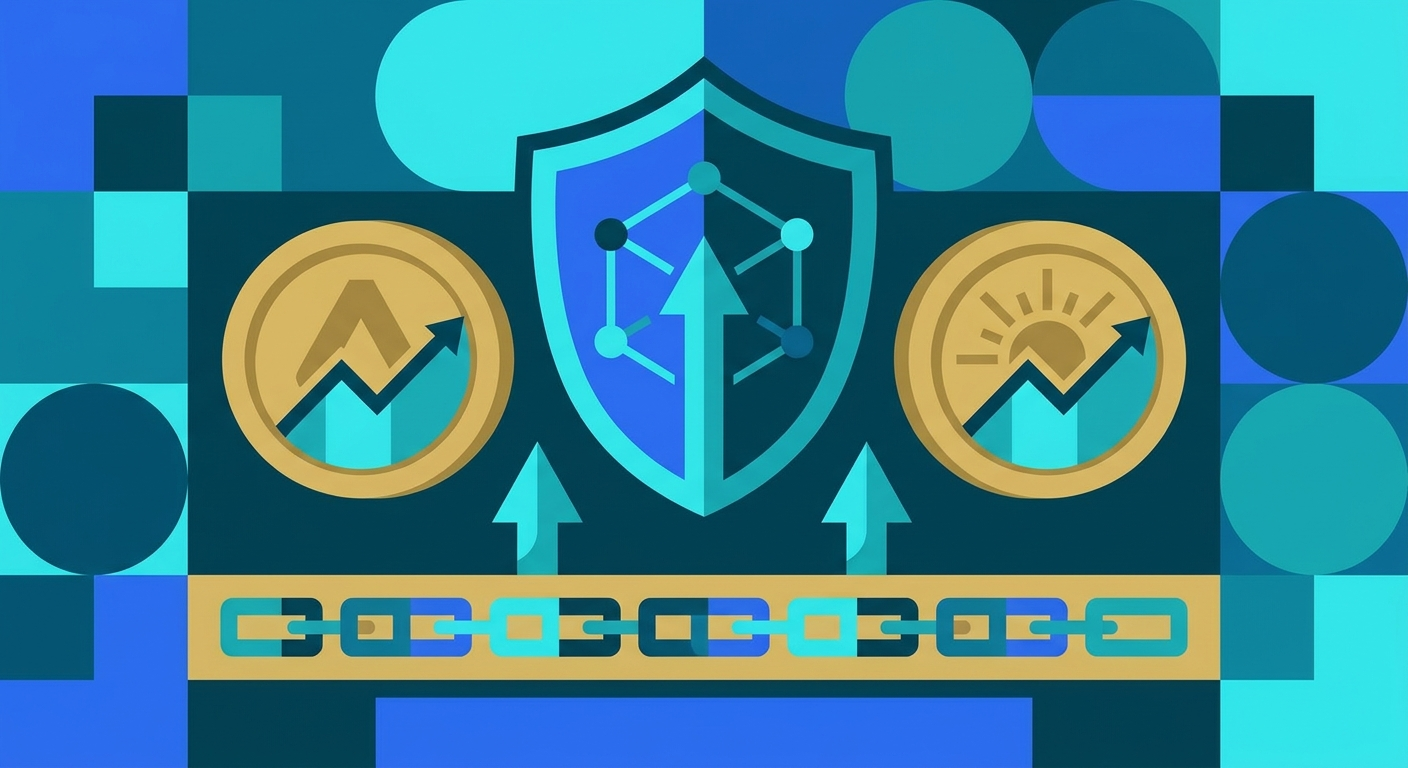 CoinDesk 20更新：Aaveが急騰、Solanaも好調で市場を牽引