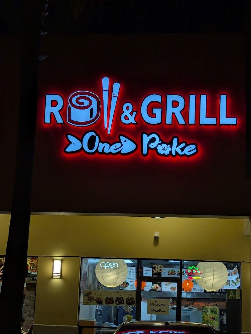 Roll and sushi