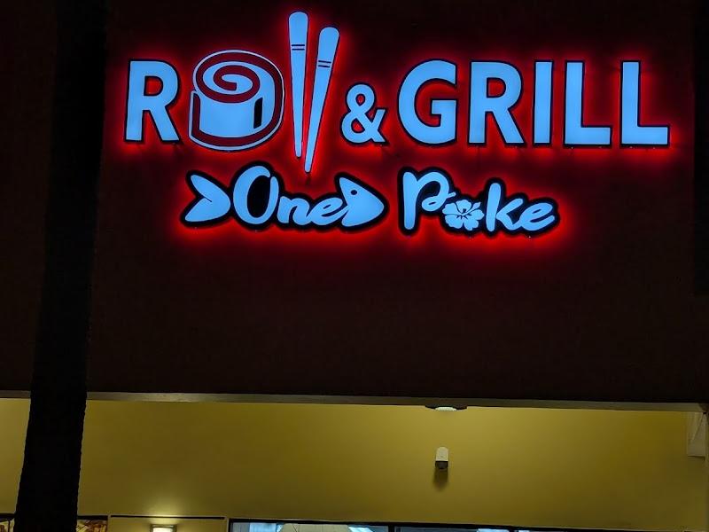 Roll and sushi